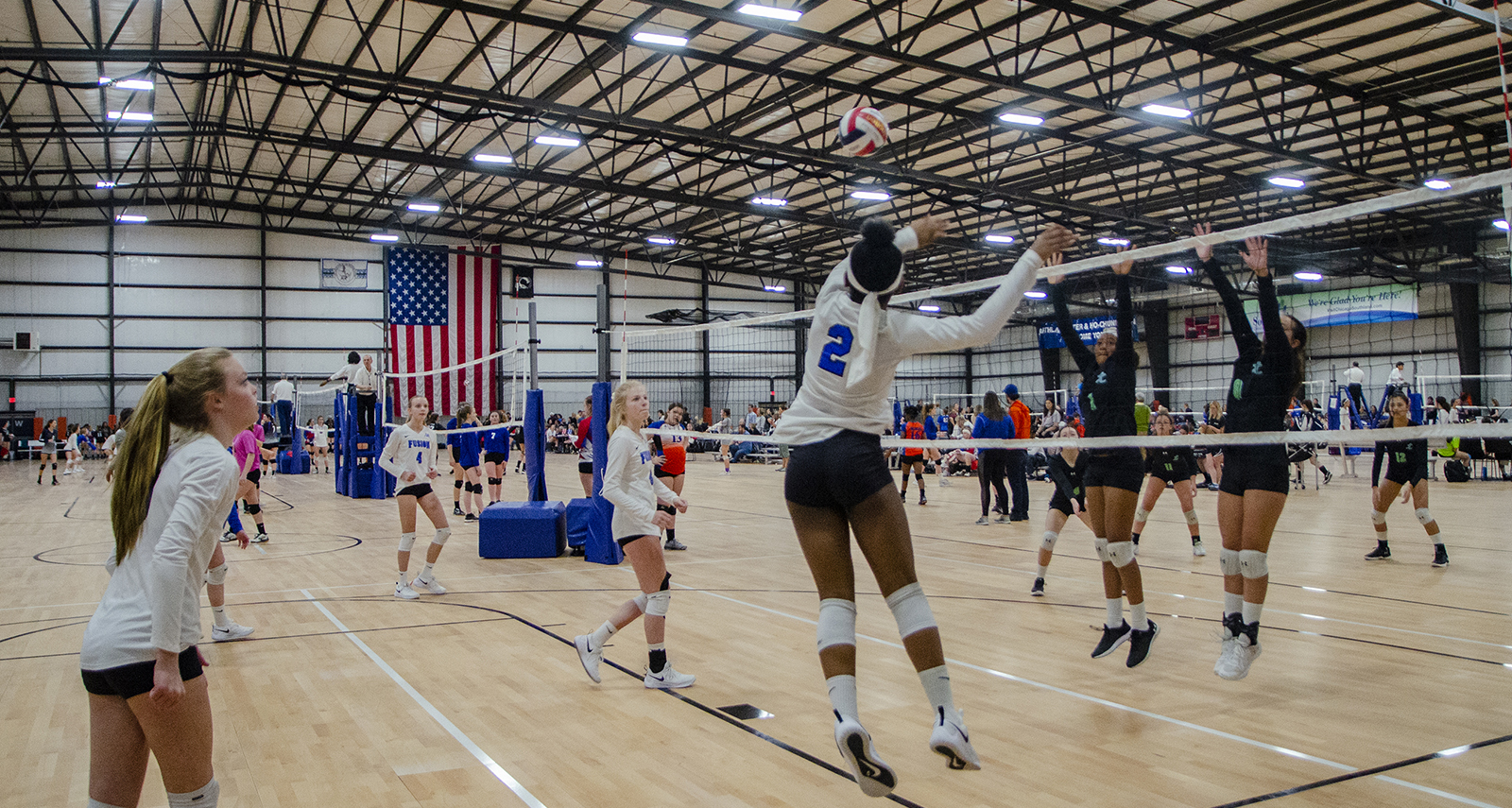 volleyball tournament at Southland Center